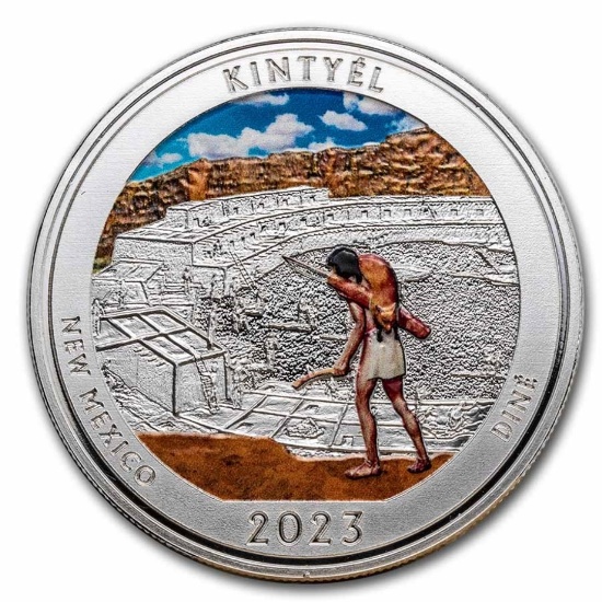 2023 1 Oz Silver Natb New Mexico Chaco Nat'l Park