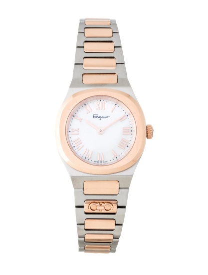 Salvatore Ferragamo Elliptical Qtz Women's 28mm