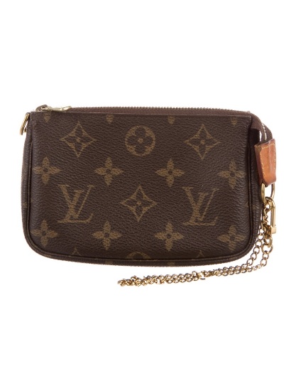 Louis Vuitton Acc Mini Canvas Chain-link Clutch