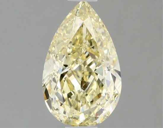 Fancy Yellow Pear Cut 1.08ct Vs1 Lab Diamond