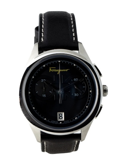 Salvatore Ferragamo Racing Black Dial Men's 42mm