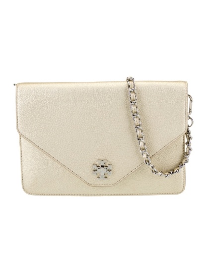 Tory Burch Neut Leather Turn-lock Crossbody Bag