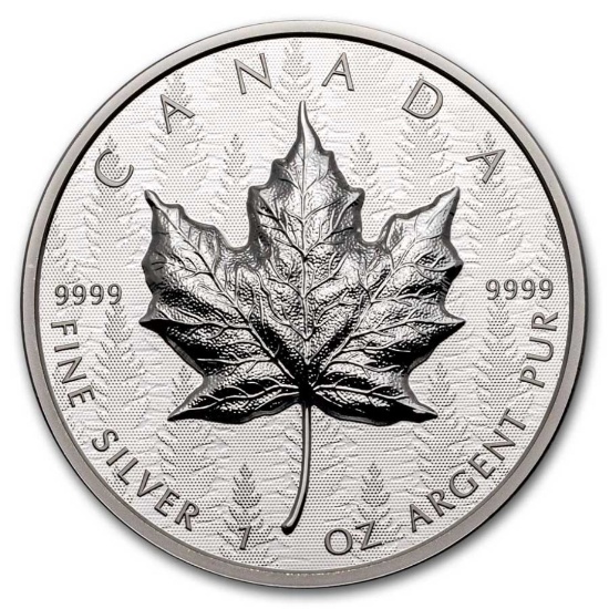 2024 Canada 1 Oz Silver Pulsating Maple Leaf Uhr