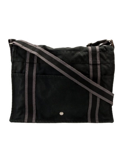 Hermes Toile Officier Canvas Pd-plated Msgr Bag