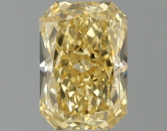 Fancy Yellow Radiant Cut 1.17ct Vvs2 Lab Diamond