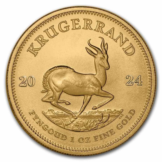 2024 South Africa 1 Oz Gold Krugerrand Bu