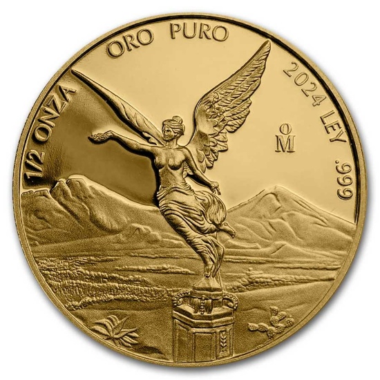 2024 Mexico 1/2 Oz Proof Gold Libertad