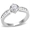 Pristine 1.14ct White Sapphire Inlay Ring