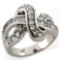 Lustrous .83ct White Sapphire Cocktail Ring