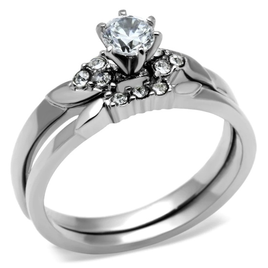 Round .25ct White Sapphire Solitaire Ring