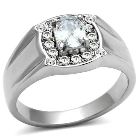 Oval & Round 2.00ct White Sapphire Ring
