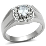 Oval & Round 2.00ct White Sapphire Ring