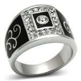 Exquisite .58ct White Sapphire Statement Ring