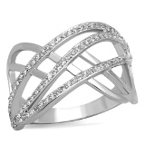 Stunning 1.15ct White Sapphire Openwork Ring
