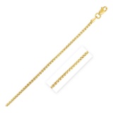 14k Gold Round Box Chain 1.35mm