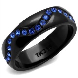 Precious .54ct Blue Sapphire Band