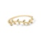 10k Gold .06ct Diamond Accent Branch Leaf Ring