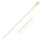 14k Gold Diamond-cut Bead Chain 1.0mm