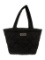 Marc Jacobs Black Nylon Quilted Zip Closed Tote