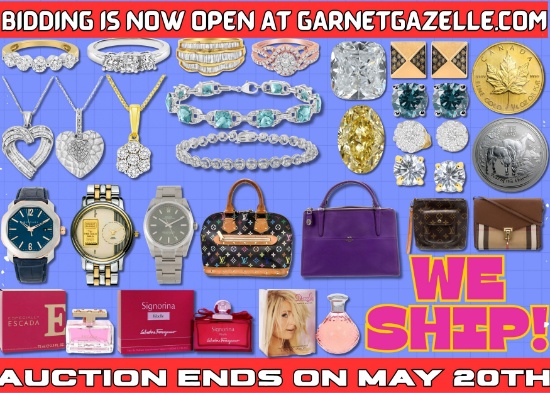 Rolex, LV Bags, Perfumes, Coins, Diamond & Jewelry