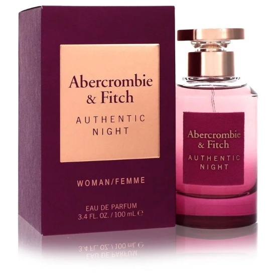 Abercrombie & Fitch Authentic Night 3.4 Oz Spray