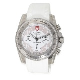 Tudor Grantour Chrono Women's Red & Wht Dial 41mm