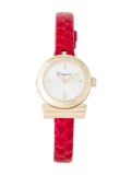 Salvatore Ferragamo Gancini Slvr Dial Women's 22mm