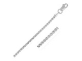 14k Gold Round Box Chain Necklace 16