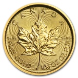 2018 Canada 1/10 Oz Gold Maple Leaf Bu