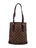 Louis Vuitton Marais Ctd Canvas Ebene Bucket Bag