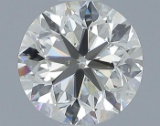Gia Certified Round Cut .90ct Si2 Diamond