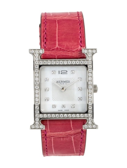 Hermes Heure H Ss Mop Dial Qtz Women's 26mm