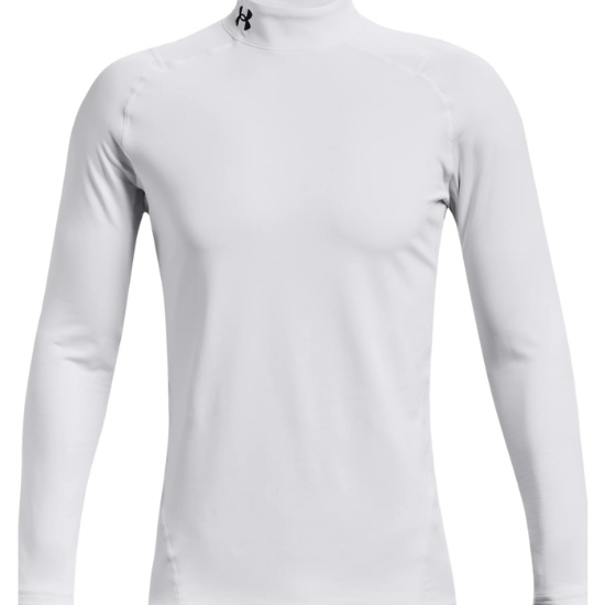 Under Armour Xl Men's Coldgear Fitted Mock White