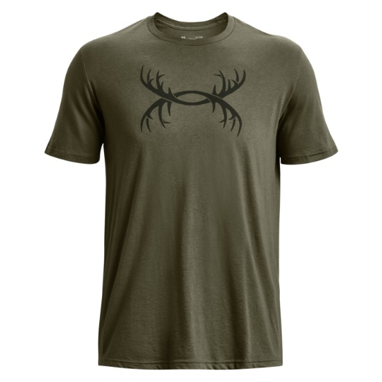 Under Armour Xl Men's Antler Logo T Shirt Green