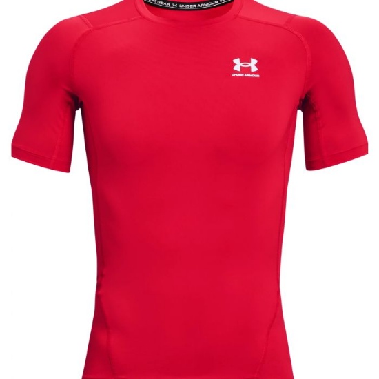 Under Armour Men's 2xl Short Sleeve Heatgear Red