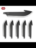 Outdoor Edge Black 2.2in Replacement Blades 6 Pcs