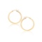 14k Gold Polished Hoop Earrings