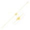 14k Gold Saturn Bracelet