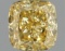 Fancy Yellow Cushion Cut 1.52ct Vs2 Lab Diamond