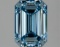 Fancy Blue Emerald Cut 2.15ct Vs1 Lab Diamond