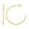 14k Gold Polished Hoop Earrings
