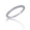 14k Wgold .18ct Diamond Engraved Fishtail Band
