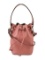 Fendi Pink Leather Gold-tone Hardware Bucket Bag
