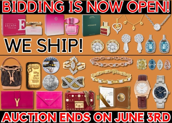 High-end Bags, Watches, Diamonds, Jewelry, & Coins