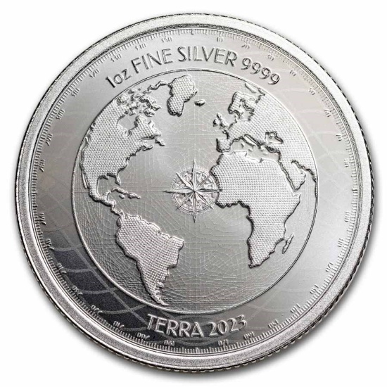 2023 Tokelau 1 Oz Silver $2 Terra (prooflike)