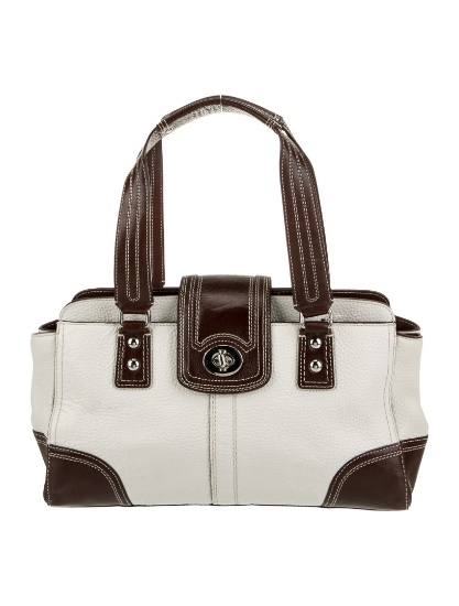 Coach 1941 Colorblock Lthr Turn-lock Shldr Bag