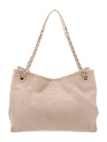 Tory Burch Chain-link Gold-tone Hdw Lthr Shldr Bag