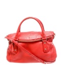 Kate Spade Orange Leather Flap & Snap Top Hdl Bag