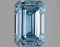 Fancy Blue Emerald Cut 2.66ct Vs1 Lab Diamond