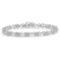 Elegant 1.50ct Diamond X-link Tennis Bracelet
